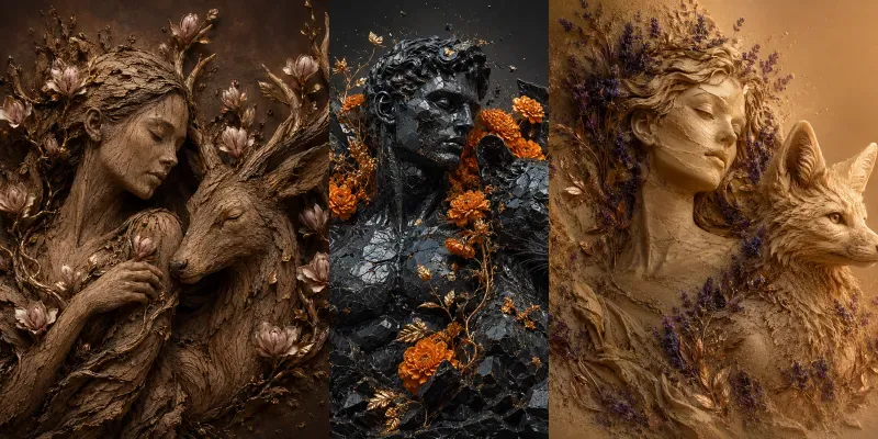 Sculpted Souls Art generated by undefined