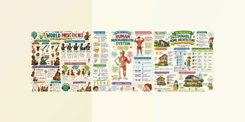 Handdrawn Educational Charts generated by undefined