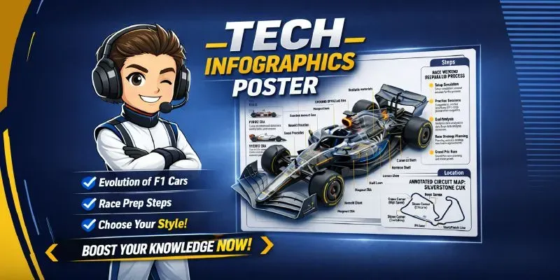 Technology Poster Infographics generated by undefined