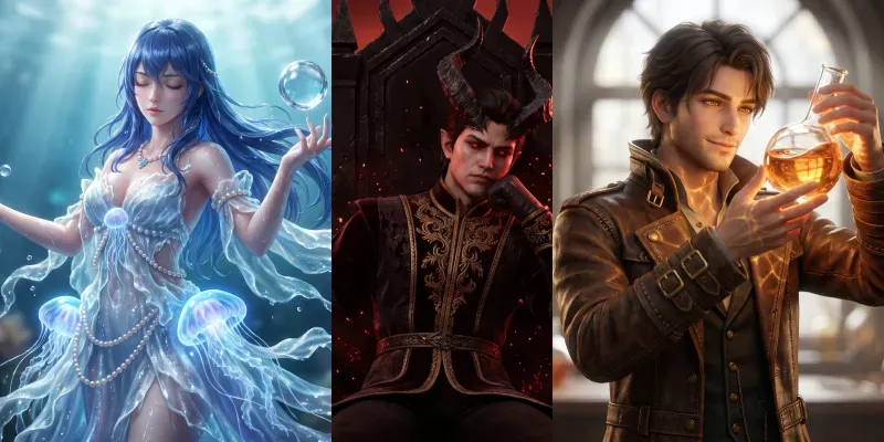 Semirealistic Anime Concept Art generated by undefined