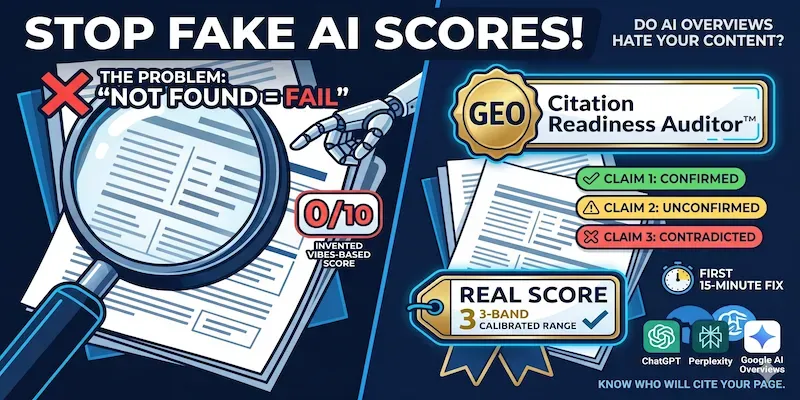 Geo Citation Readiness Auditors generated by undefined