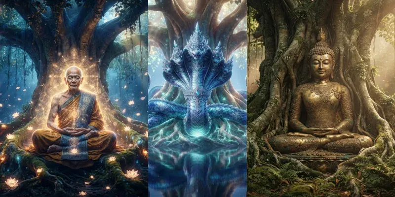 Sacred Bodhi Tree Dreams Generator generated by undefined