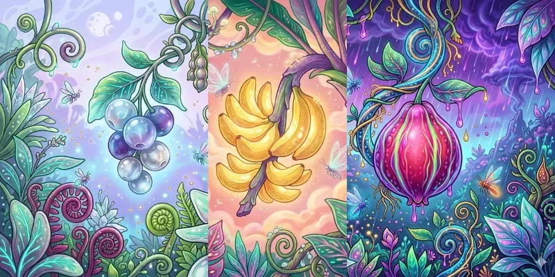 Alien Fruit Drink Packaging generated by undefined