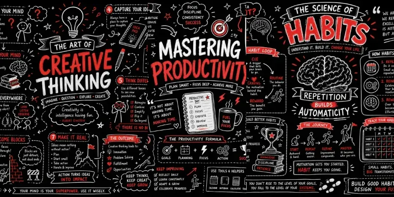Bold Sketchnote Posters generated by undefined