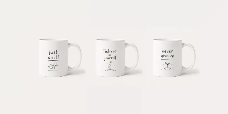 Text Based Mug Cup Pod Designs generated by undefined