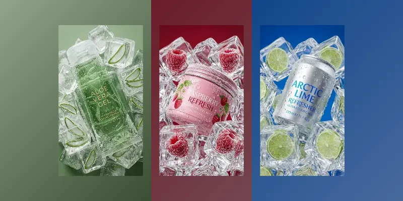 Universal Frozen Product Ice Mockups