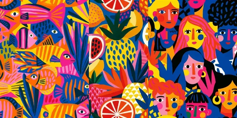 Bold Abstract Patterns generated by undefined