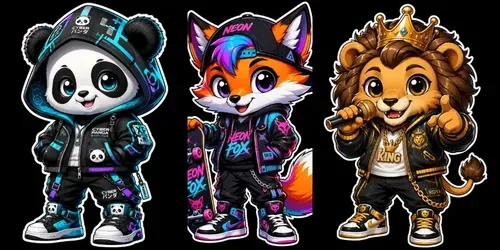Urban Chibi Mascot Creators generated by chatgpt-image