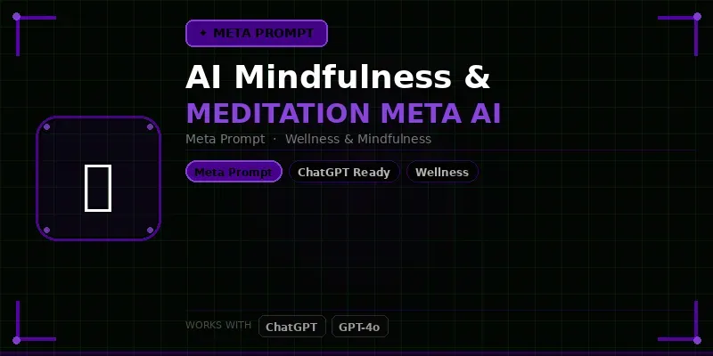 Mindfulness And Meditation Guide Meta Ai generated by undefined