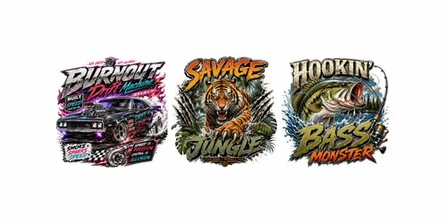 Vintage Graphic Tees generated by chatgpt-image