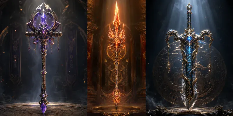 Legendary Weapon Design Generator Pro generated by undefined