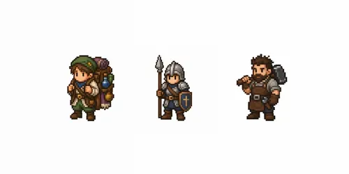 8bit RPG Npc Sprite Generator generated by chatgpt-image