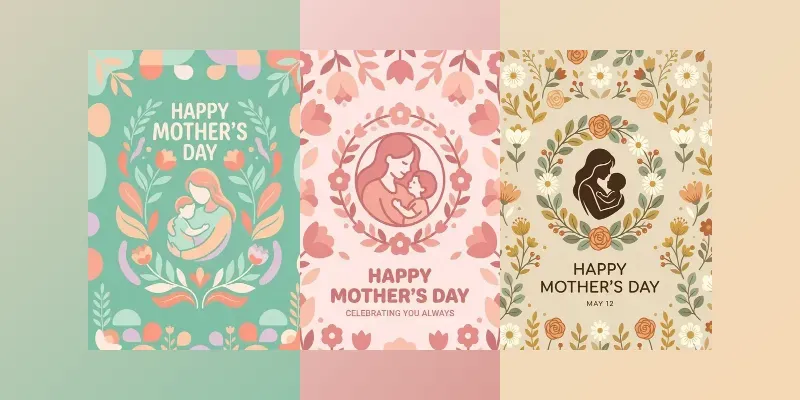 Flat Mothers Day Poster Generator