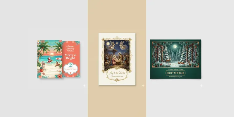 Ai Christmas Card Generator 4k generated by undefined