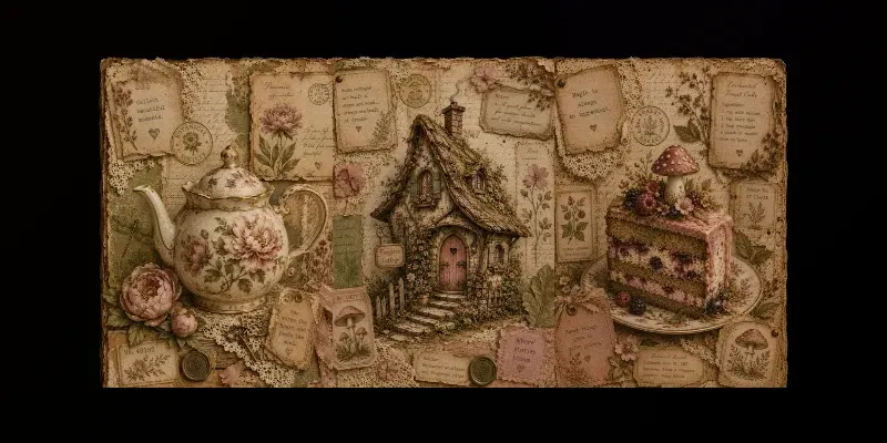 Vintage Fairytale Junk Journal Makers generated by undefined