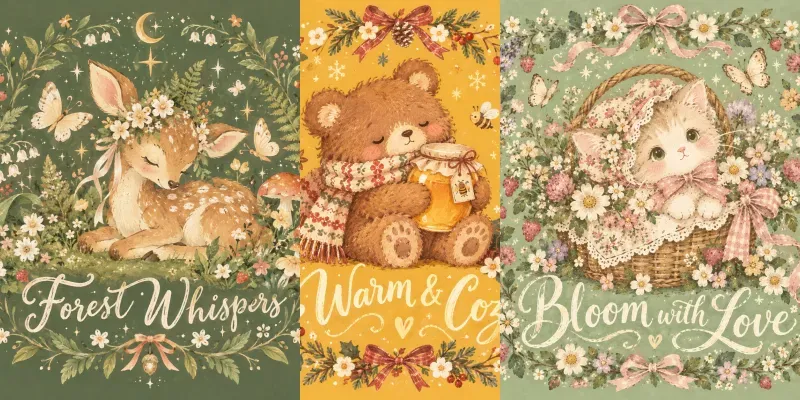Storybook Stickers With Custom Messages