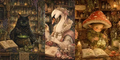 Enchanted Apothecary Tales generated by chatgpt-image