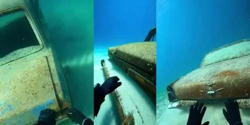 Underwater Trunk Jump Scares generated by sora