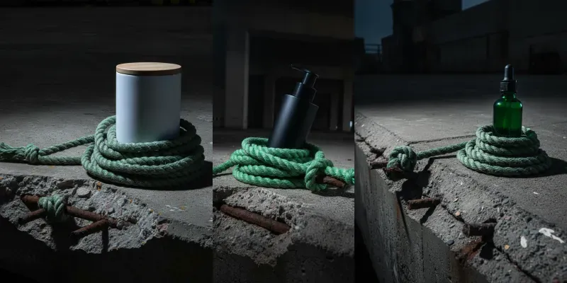 Green Industrial Ropes Secured generated by undefined