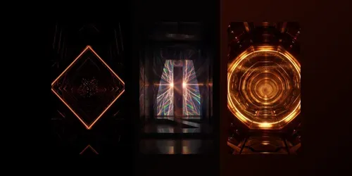 Infinite 3D Cgi Tunnel Videos generated by grok-video