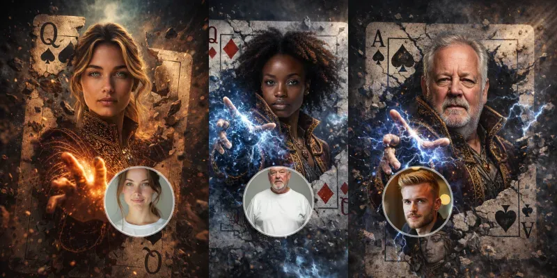 Epic Fantasy Sorceress Movie Posters generated by undefined