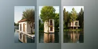 Cinematic Treehouse Architecture grok-video prompt mini thumbnail
