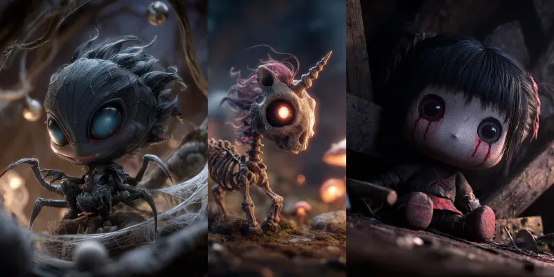 Horror Chibi Monsters Epic generated by undefined