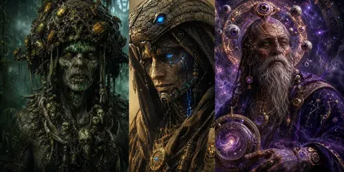 Abyssal Legends Dark Fantasies generated by chatgpt-image