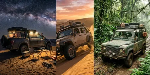 Cinematic Offroad Vehicles generated by gemini-image