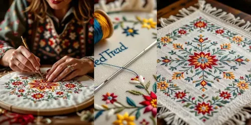 Folk Textile Art generated by stable-diffusion