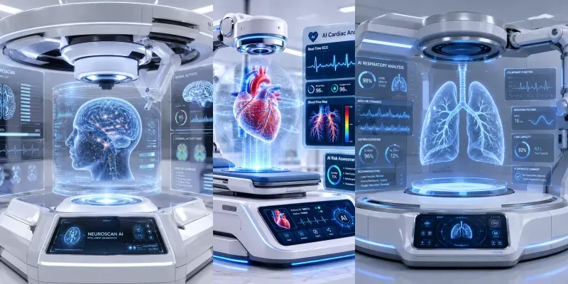 Futuristic Medical Diagnostics generated by undefined