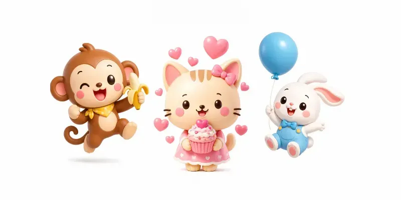 Chibi Foodie 3D Toy Series generated by undefined
