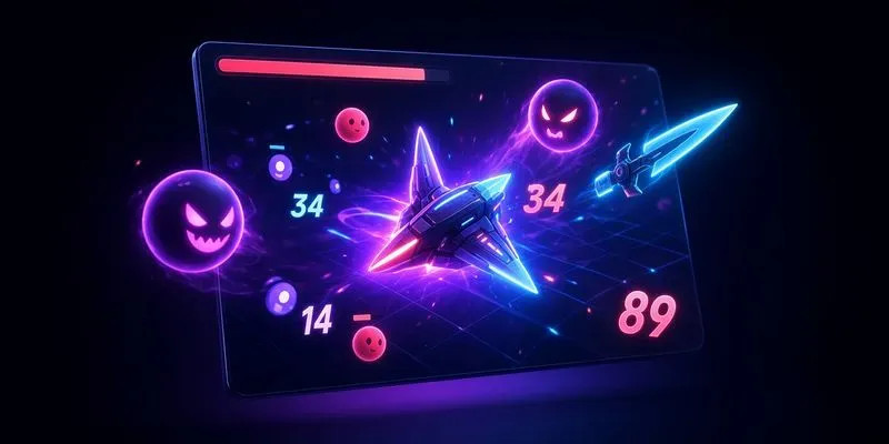 Neon Swarm Survivors Game Builder