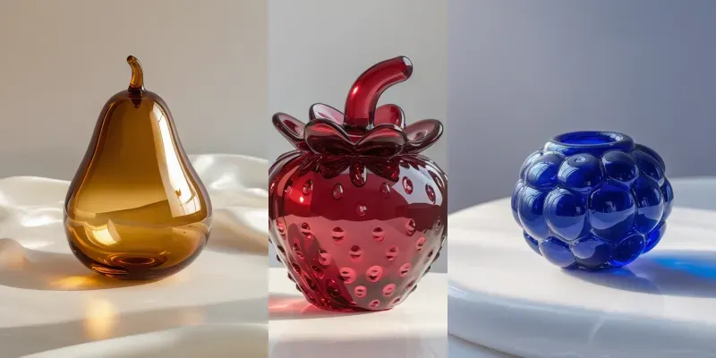 Luxury Glass Fruit Floral Collections generated by undefined