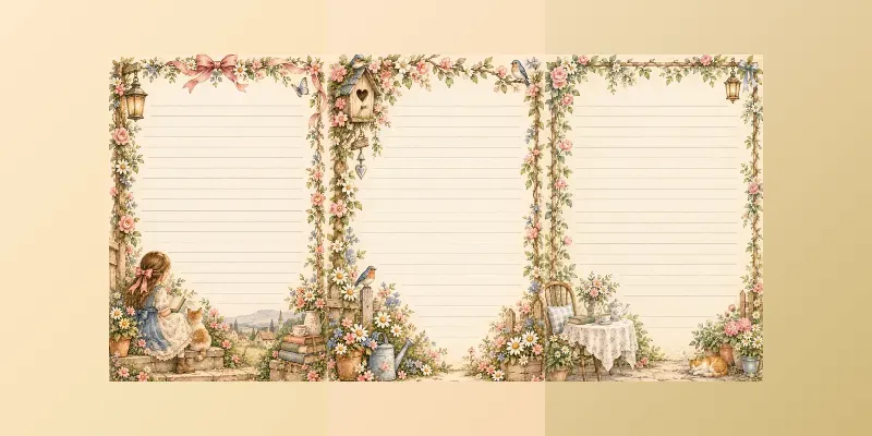 Vintage Storybook Notebooks