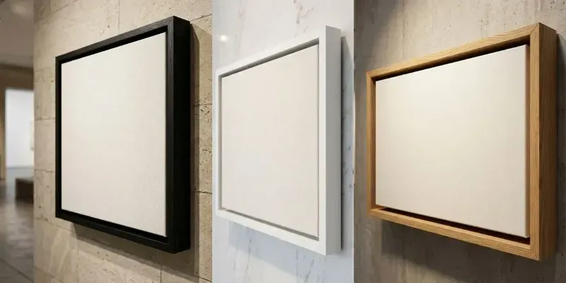 Museum Canvas Frame Mockups generated by undefined