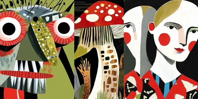 Uncanny Surrealist Compositions generated by undefined