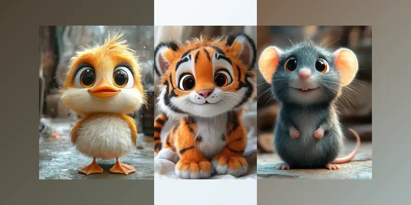 Realistic Abstract Animal Art generated by undefined