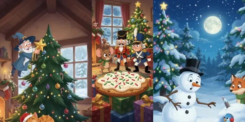 Viral Christmas Cartoon Story Videos