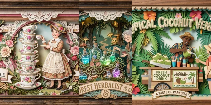Storybook Paper Creations generated by undefined