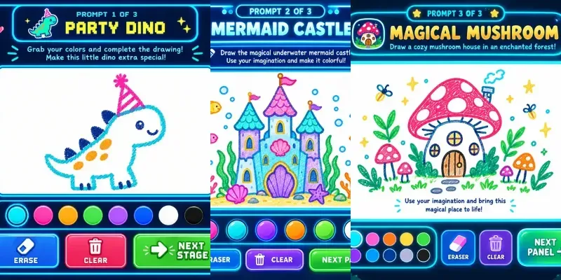Interactive Doodle Games