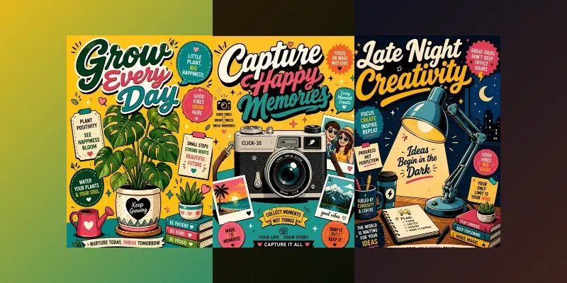 Bold Everyday Pop Art Posters generated by undefined