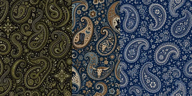 Western Paisley Seamless Patterns generated by undefined