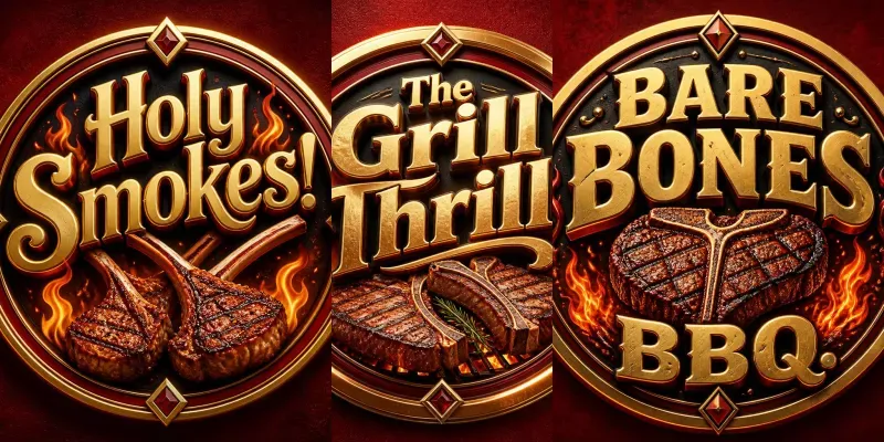 Grill And Bbq Logo Generator