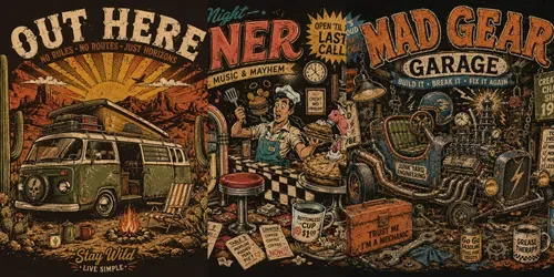 Retro Chaos Graphic Labs generated by chatgpt-image