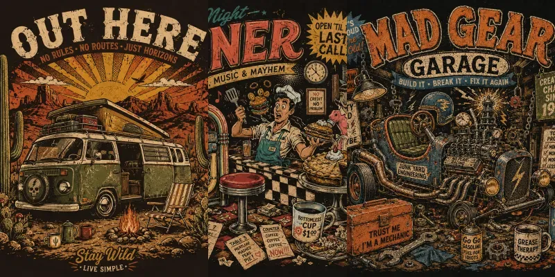 Retro Chaos Graphic Labs generated by undefined