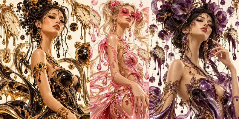 Melted Dreams Liquid Couture