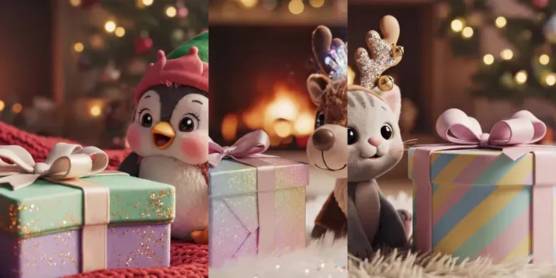 Cozy Christmas ASMR Gifts generated by undefined