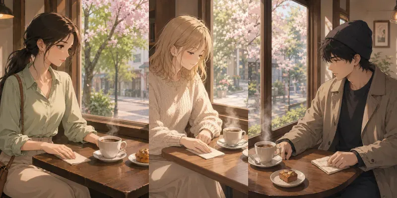 Soft Anime Cafe Breaks generated by undefined