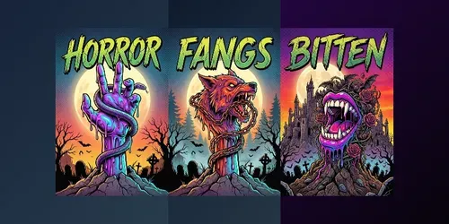 Zombie Hand Horror Comic Magazine Covers generated by gemini-image